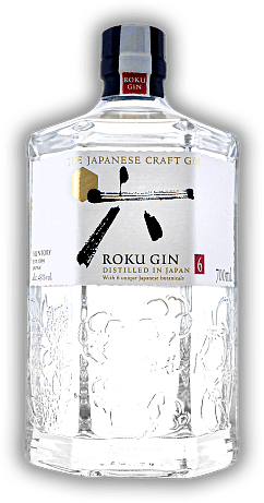 Roku Japanese Craft Gin 43% Roku Japanese Craft Gin 43% In Japan aus 6 einzigartigen japanischen Botanicals destilliert und abgefüllt - ein authentischer Premium-Gin aus Japan. 0,7	 Liter - Vol 43%