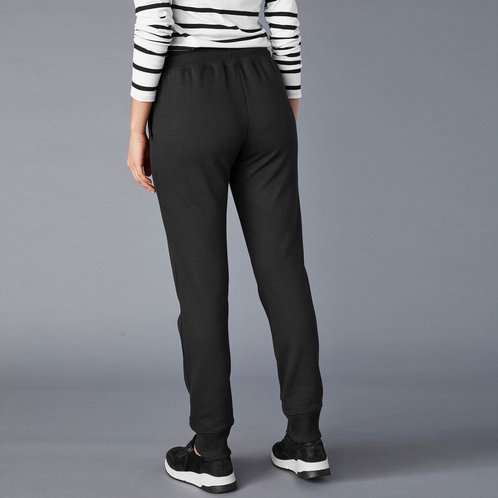 Pantalon jogging en molleton gratté
