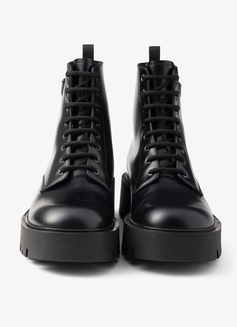 Prada  Veterboot van leer