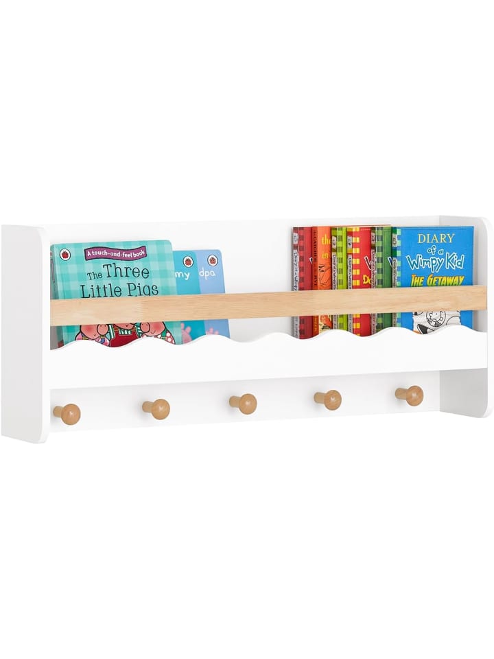 SoBuy Kindergarderobe in Weiß - (B)73 x (H)30 x (T)15cm günstig kaufen onesize