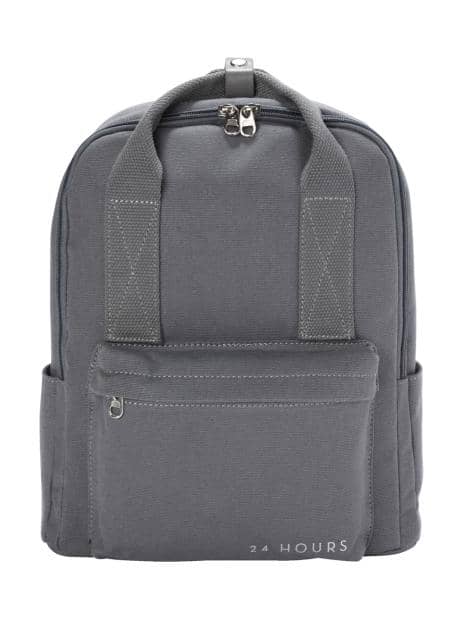 Rucksack mit aufgesetztem Reißverschlussfach