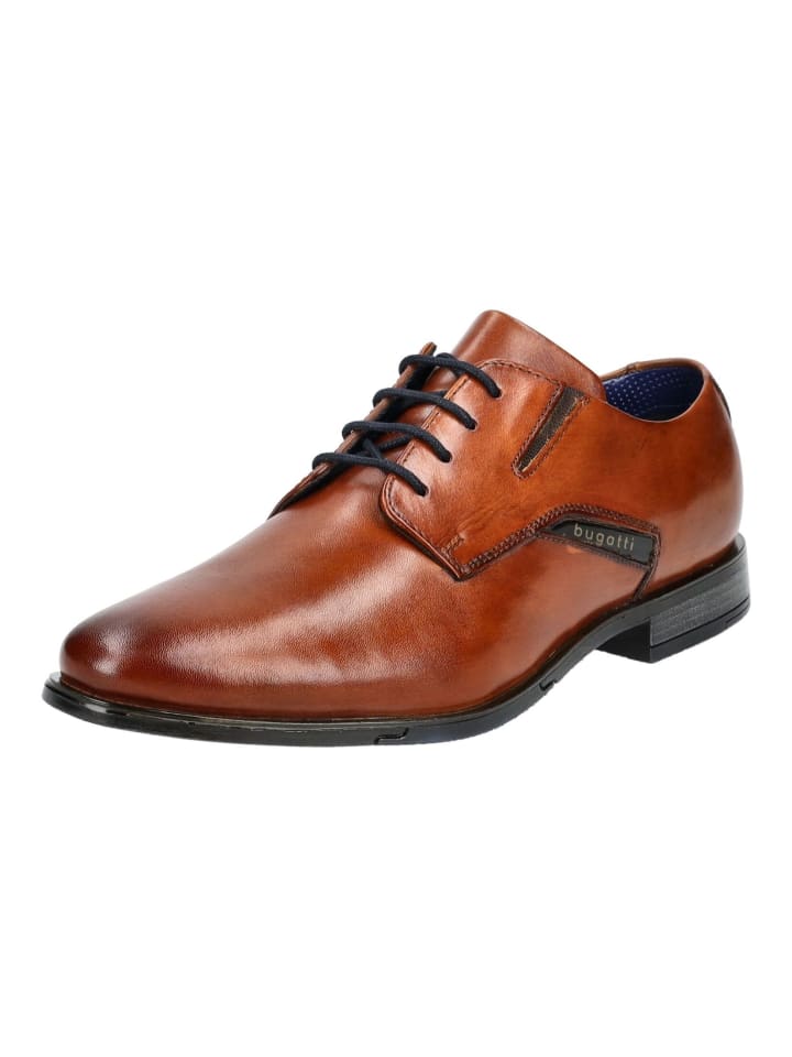Bugatti Businessschuhe in Cognac günstig kaufen