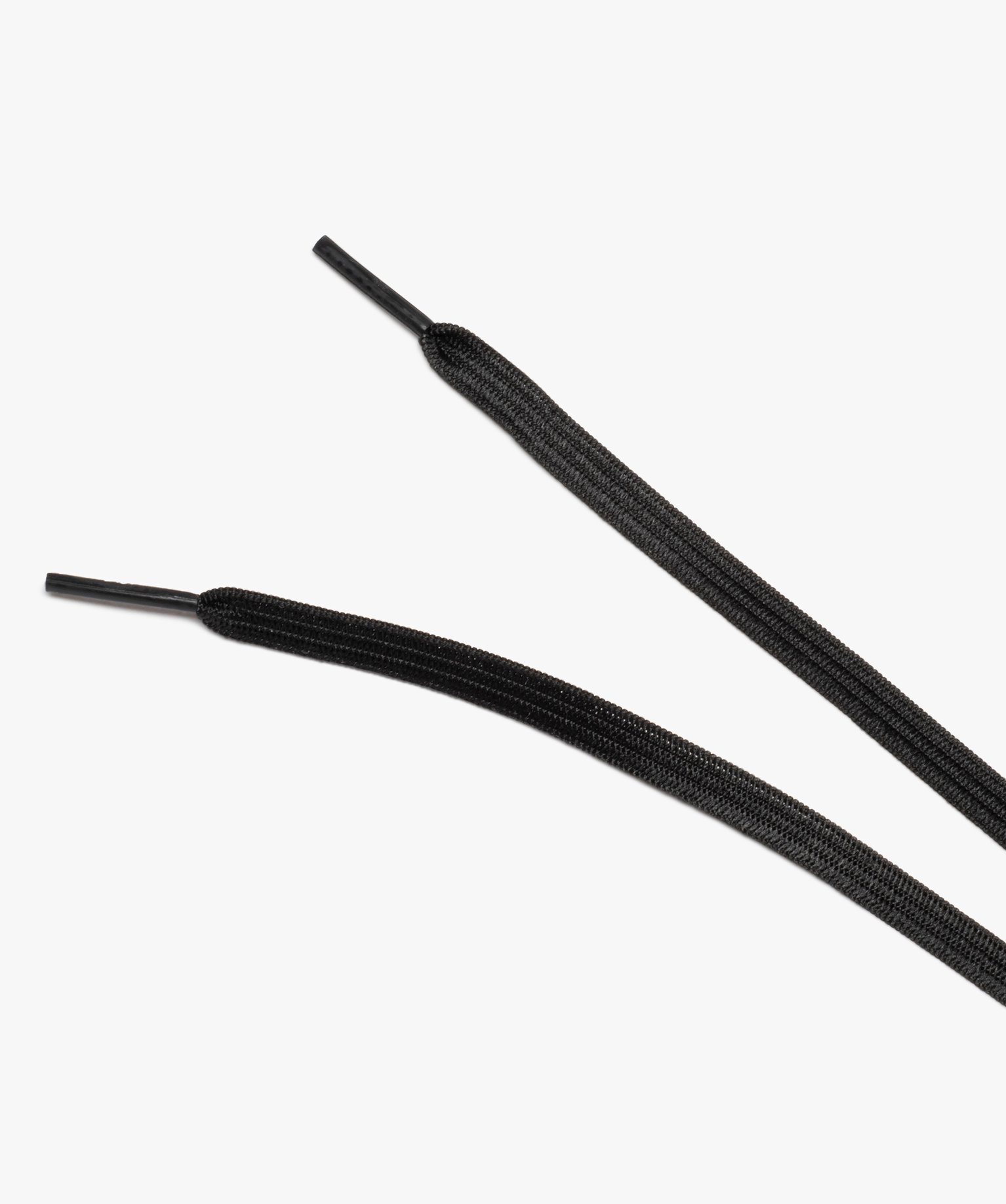 Lacets plats élastiques uni 90 cm (lot de 2) noir | GEMO