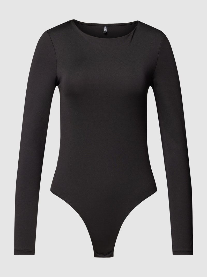 Body mit Rundhalsausschnitt Modell 'NEJA' in schwarz