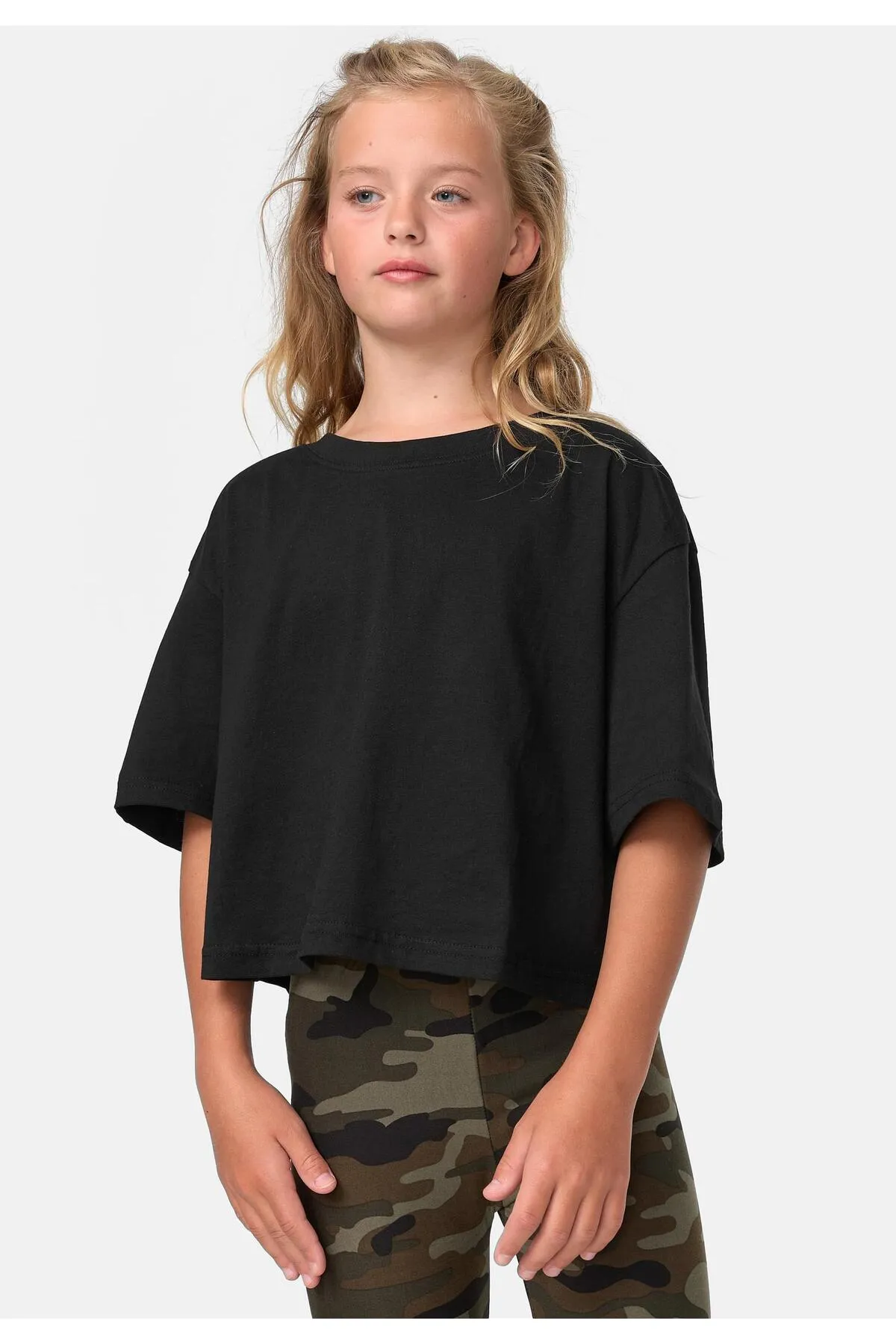 Urban Classics  Kurzes Kimono-T-Shirt für Mädchen