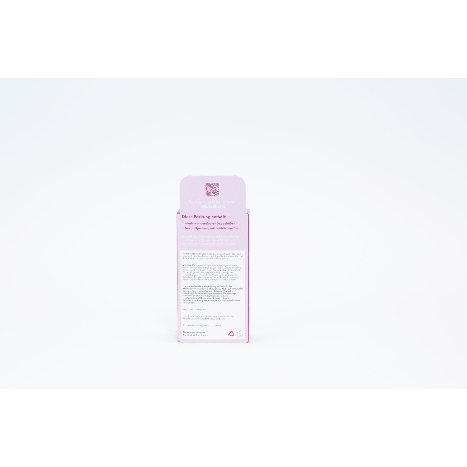 Deo Startpaket: Behälter Lila & Coconut & Vanilla Refill Deo