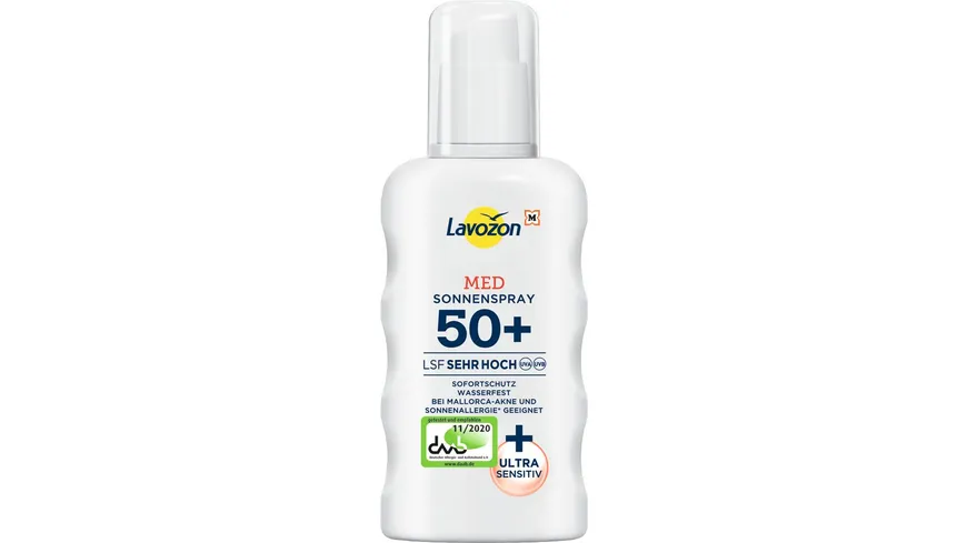 LAVOZON MED Sonnenspray LSF50+ 200 ml