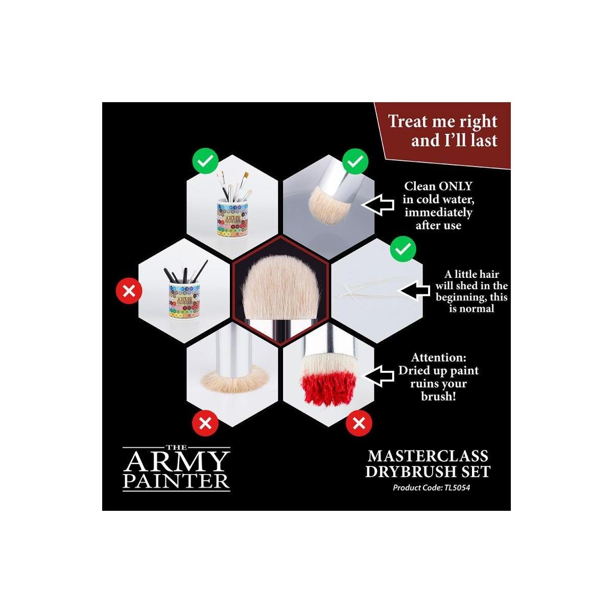 Army Painter Modellierwerkzeug TAPTL5054 - Masterclass Trockenpinsel-Set