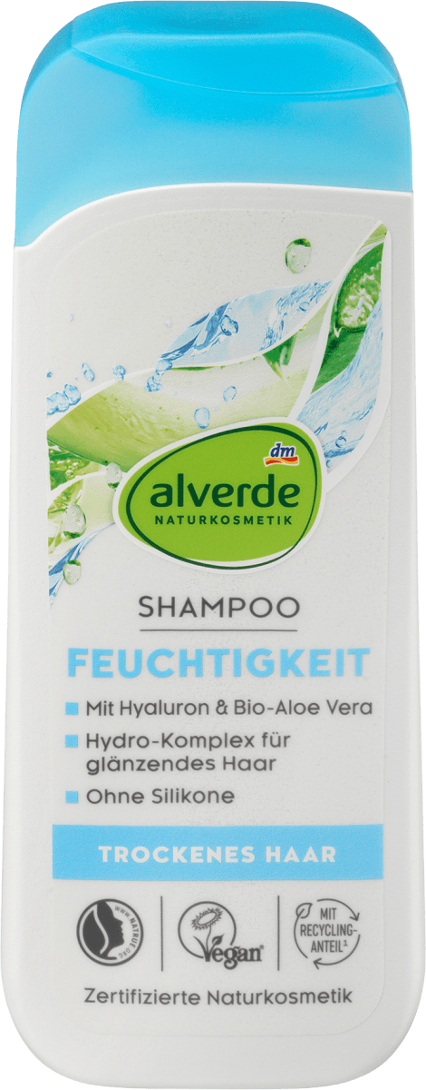 Shampoo Feuchtigkeit Aloe Vera & Hyaluron, 200 ml
