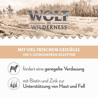 Wolf of Wilderness Senior 1 x 400 g - Geflügel mit Rind
