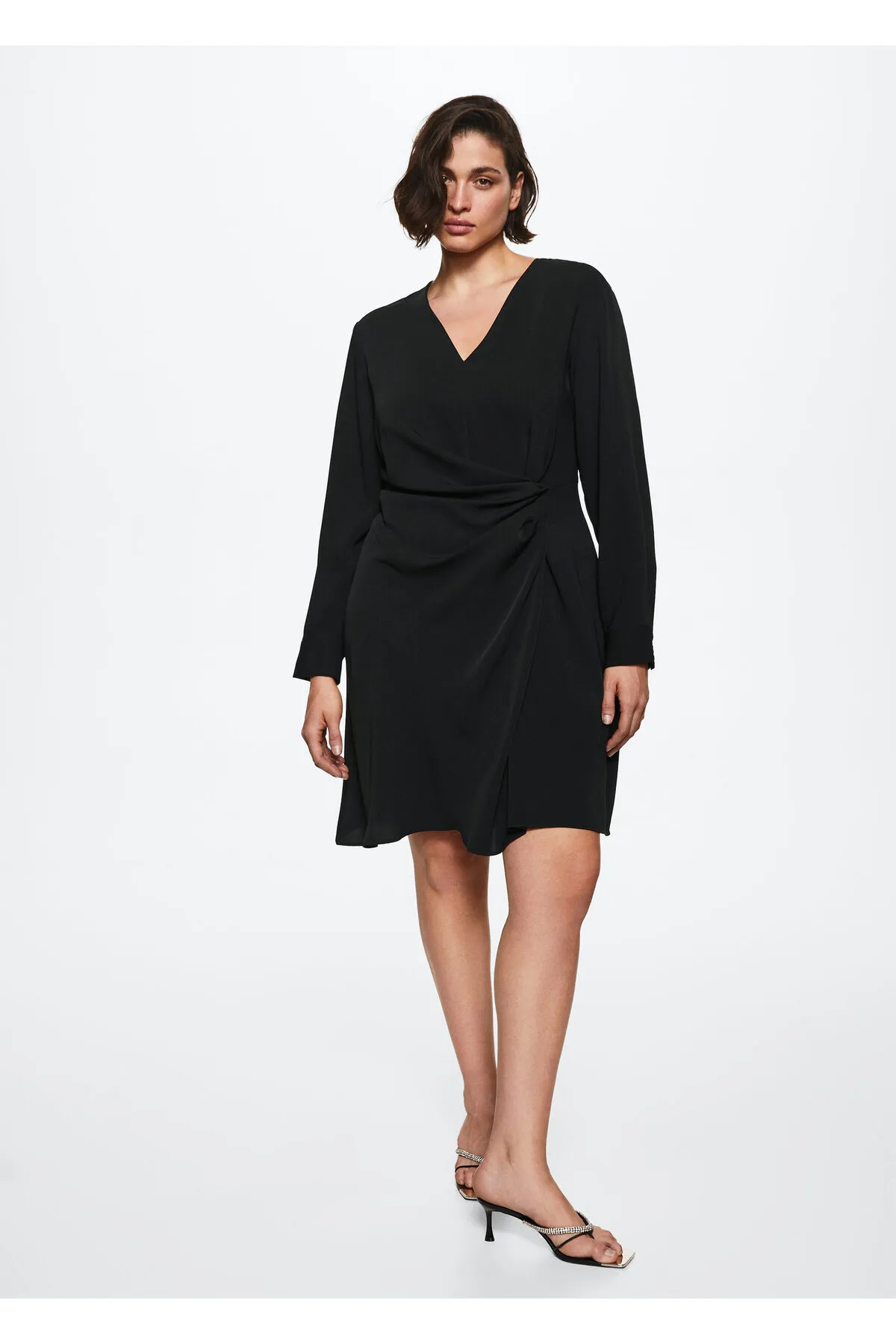 MANGO  Schwarzes Damenkleid 37095927