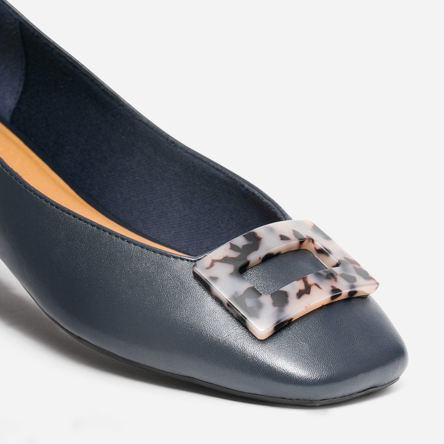 Ballerine marine décor écailles