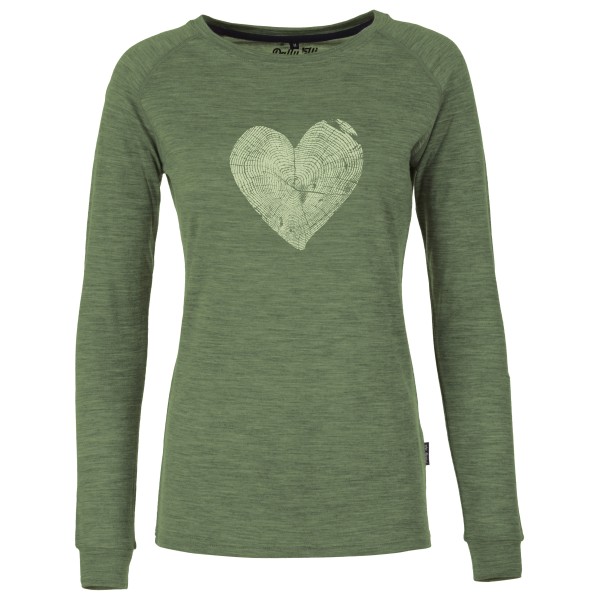 Pally'Hi - Women's L/S Treeheart - Merinoshirt