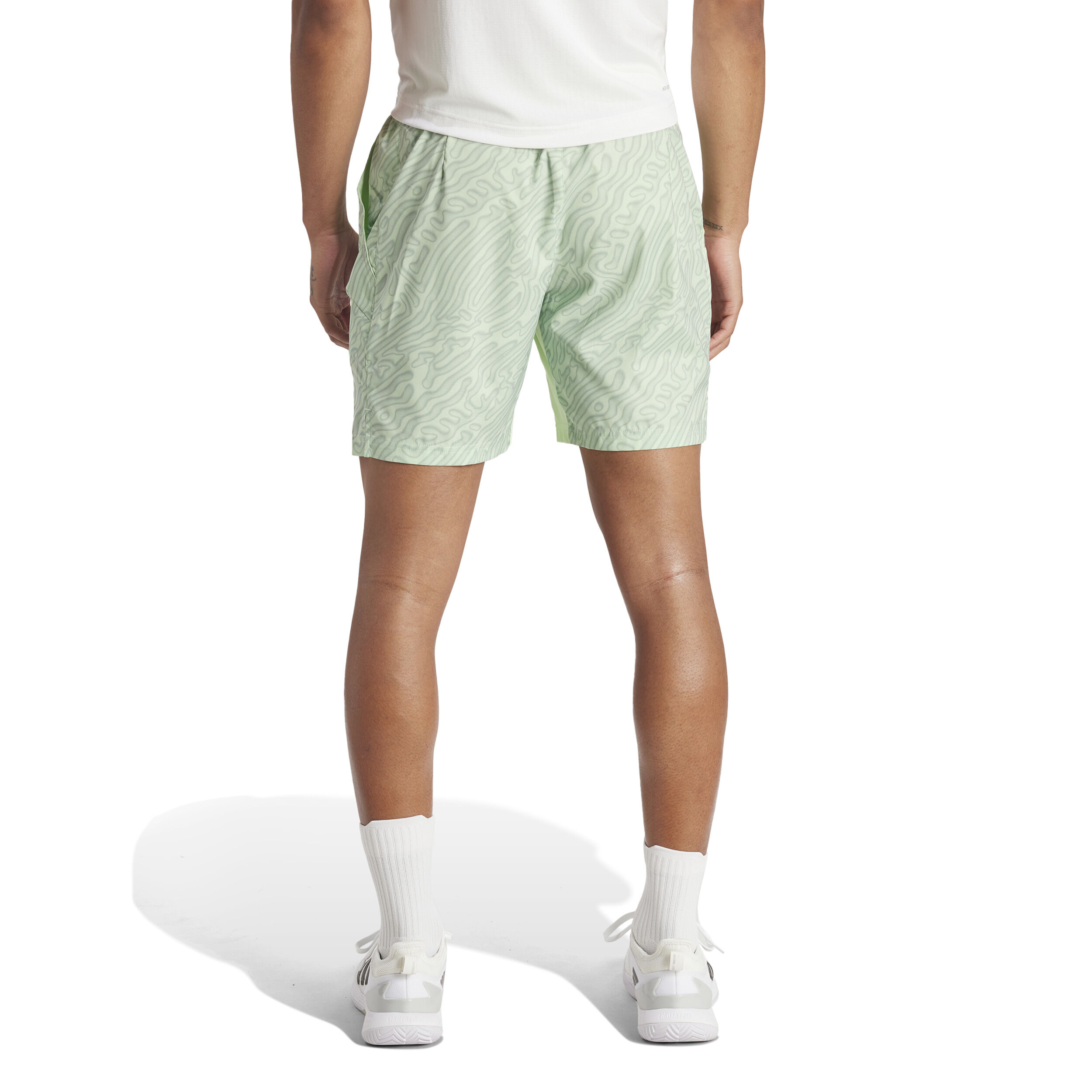 Ergo Pro Shorts Herren - Hellgrün, Silber