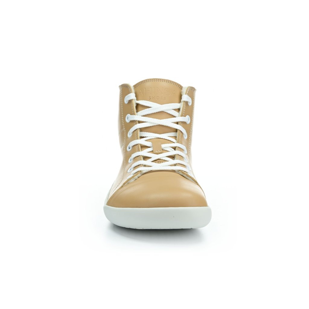 Ahinsa Tara Winter beige Knöchelsneaker