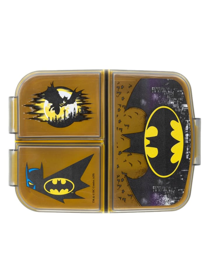 Batman Brotdose | 3 getrennte Fächer | Batman | Lunch to Go | Vesper Dose günstig kaufen onesize