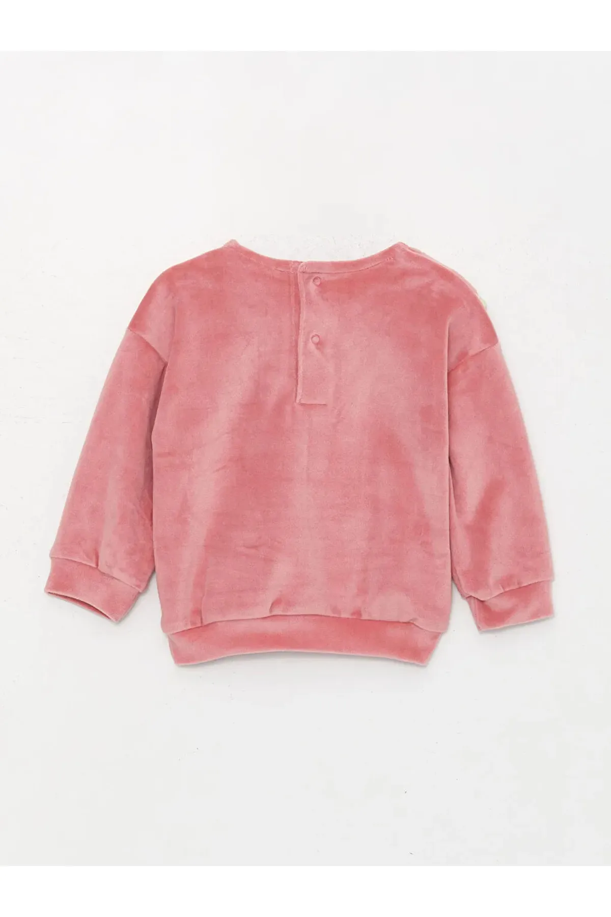 LC Waikiki  LCW Baby 2-teiliges Set mit Rundhalsausschnitt, langärmeligem bedrucktem Sweatshirt und Leggings