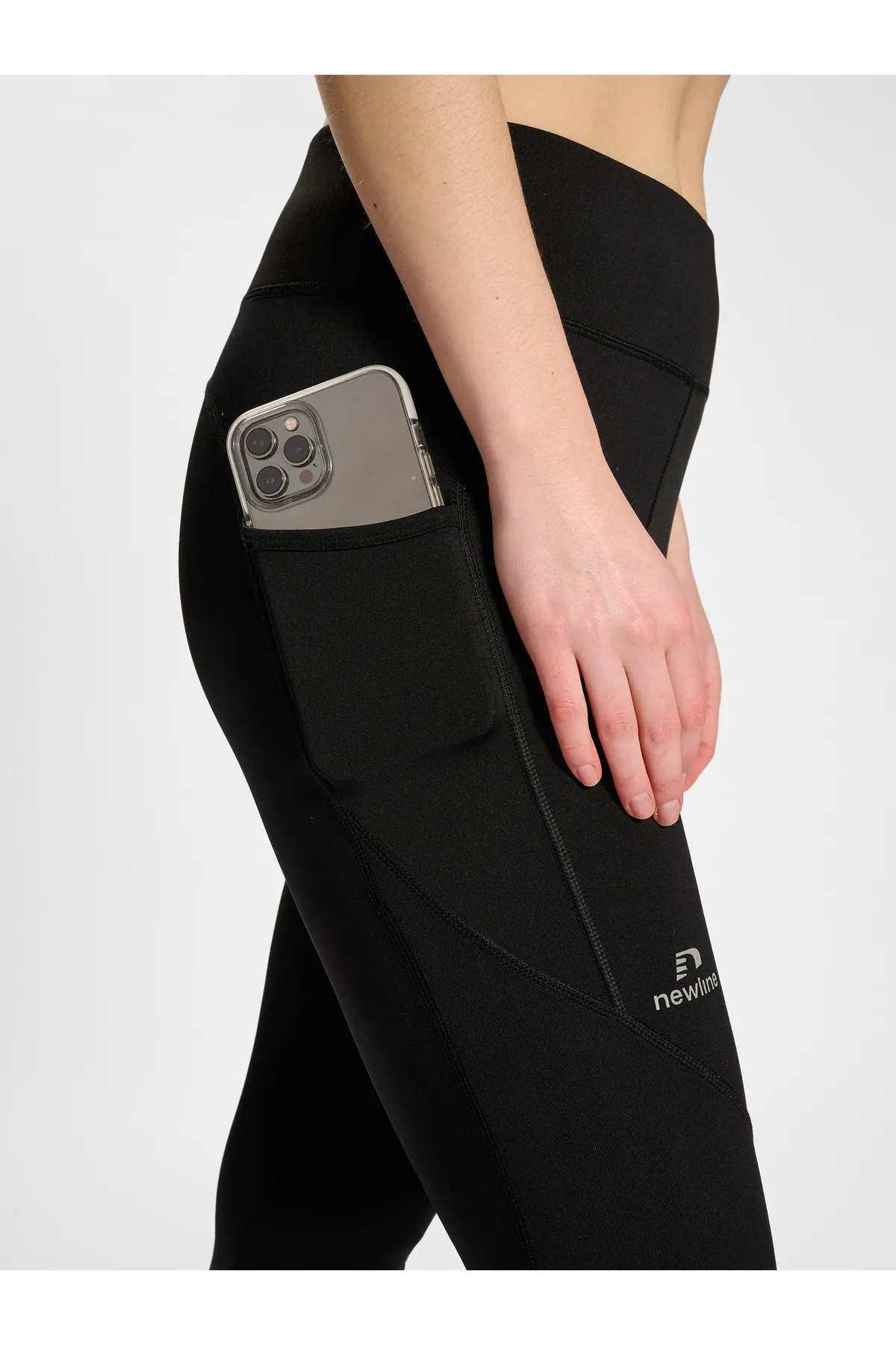 NEWLİNE  Sport-Leggings - Schwarz - Mittlerer Bund