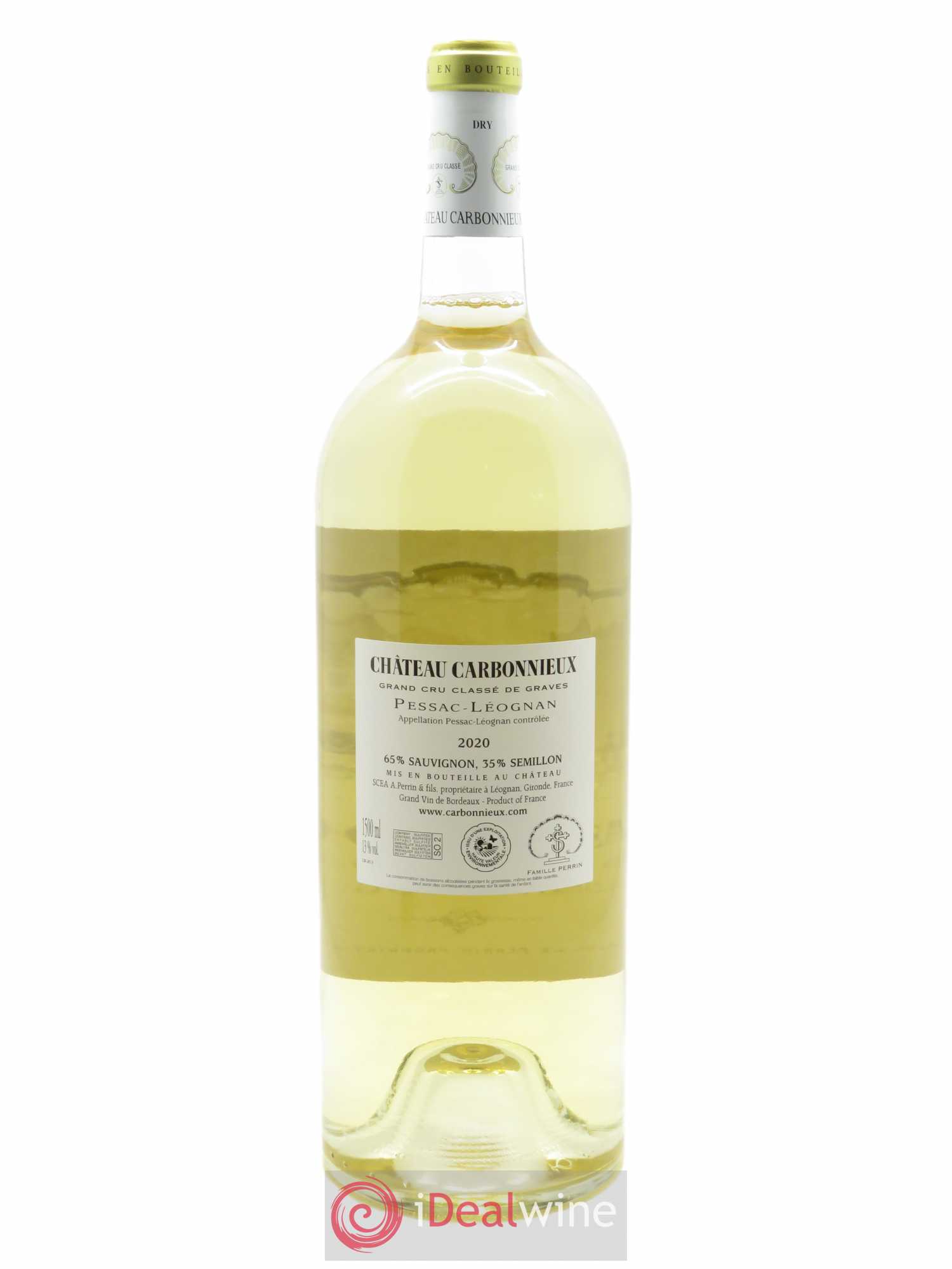 Château Carbonnieux Cru Classé de Graves (CBO à partir de 6 BTS) 2020 - Lot de 1 Magnum