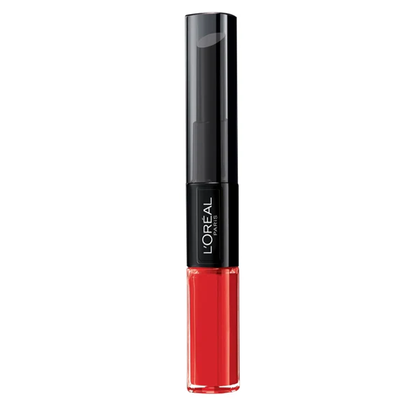 „Infaillible Lips 2 Step 24H“ – blizgantys lūpų dažai, lūpų dažai