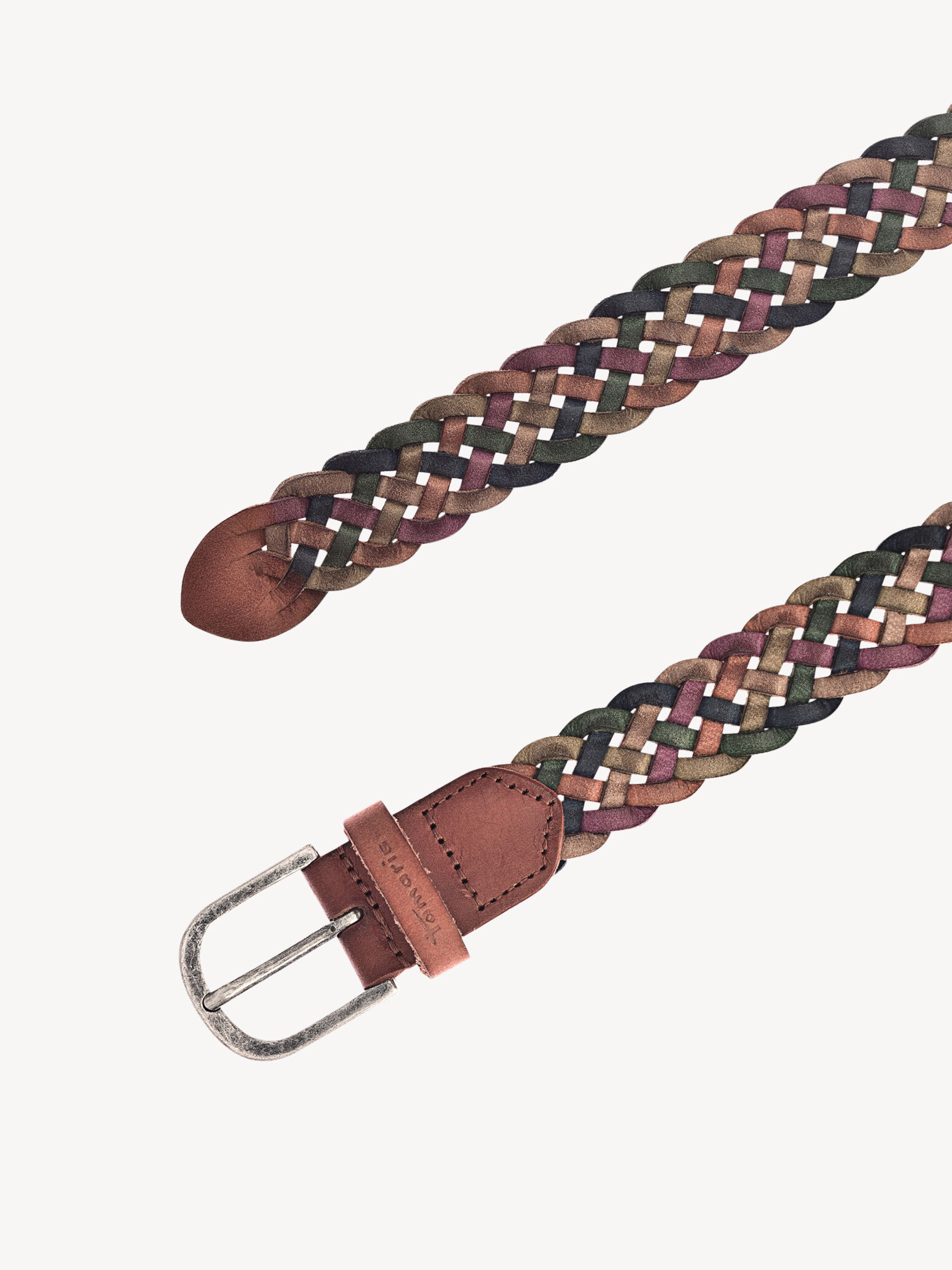 Ceinture en cuir - multicolore