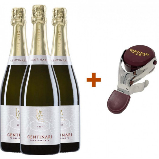 Centinari Franciacorta DOCG brut-Paket + Weintopper Gratis - Centinari