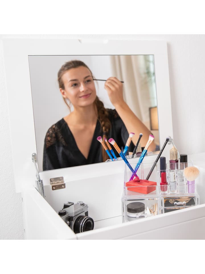 relaxdays 2x Makeup-Organizer in Transparent günstig kaufen onesize