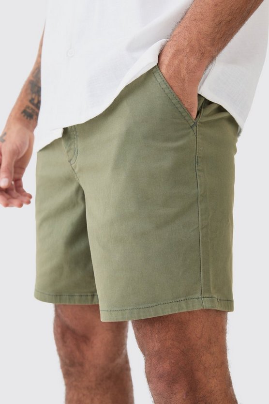 Skinny Chino-Shorts