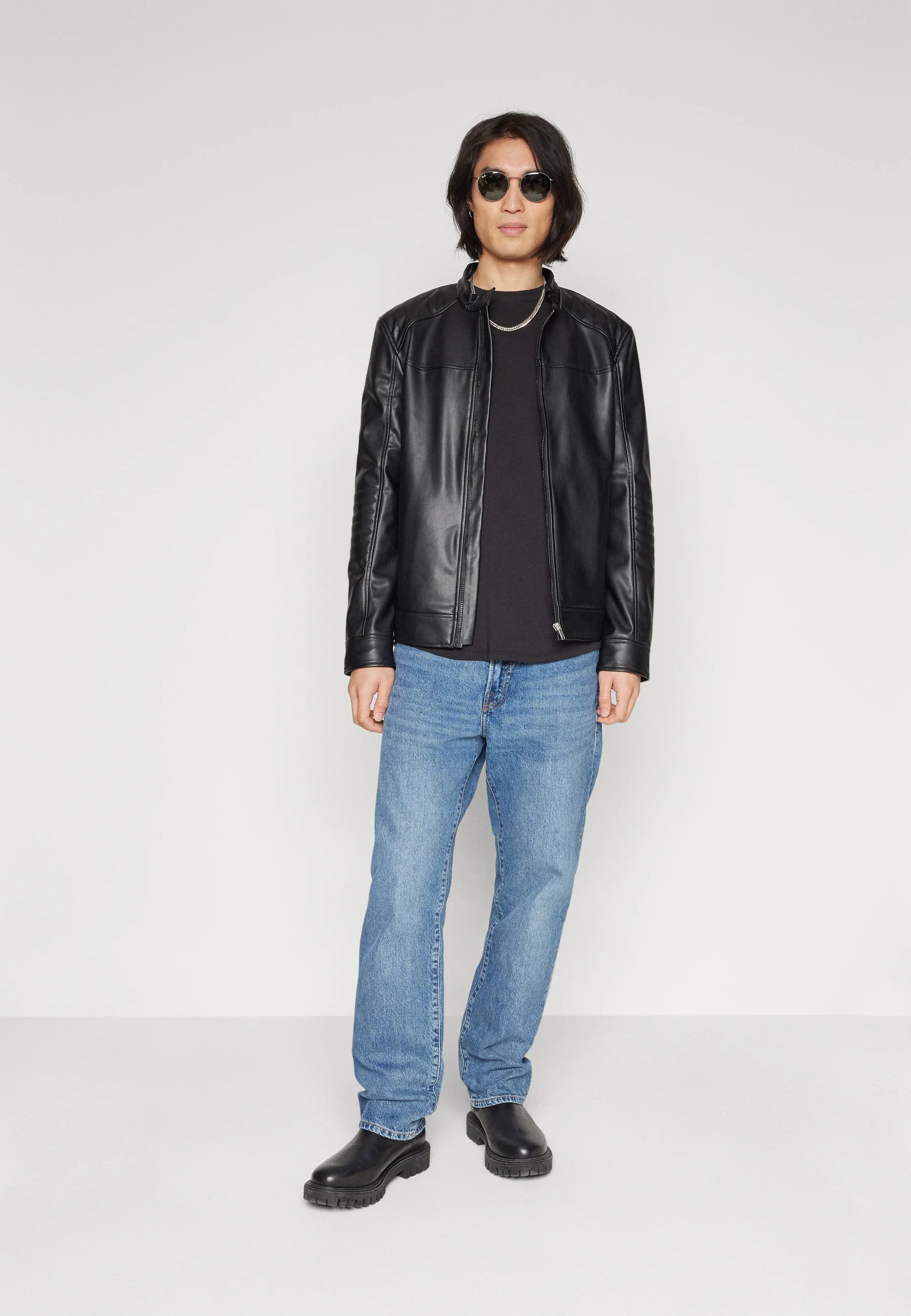 Chaqueta de piel sintética Pier One