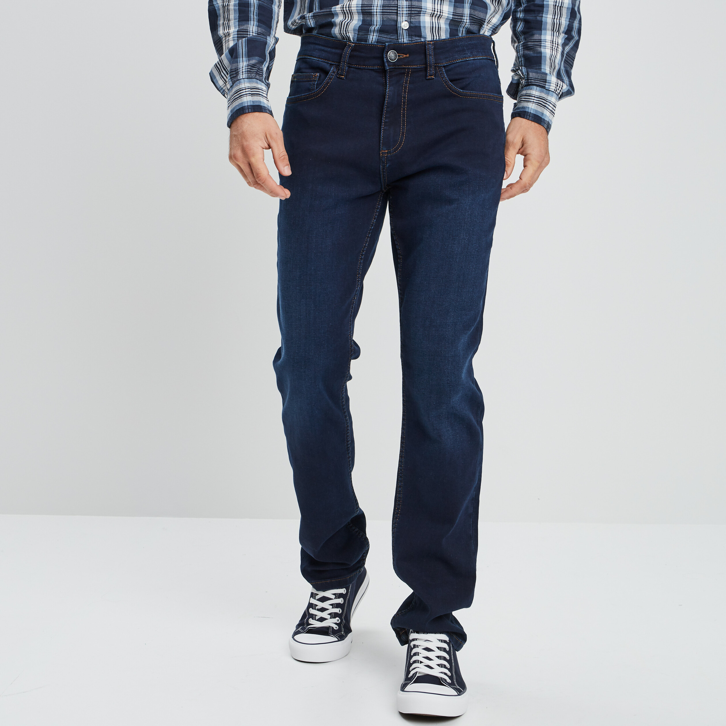 Jeans regular denim brut homme | La Halle
