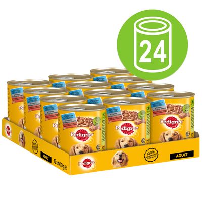 Sparpaket 24 x 400 g Pedigree Adult Classic