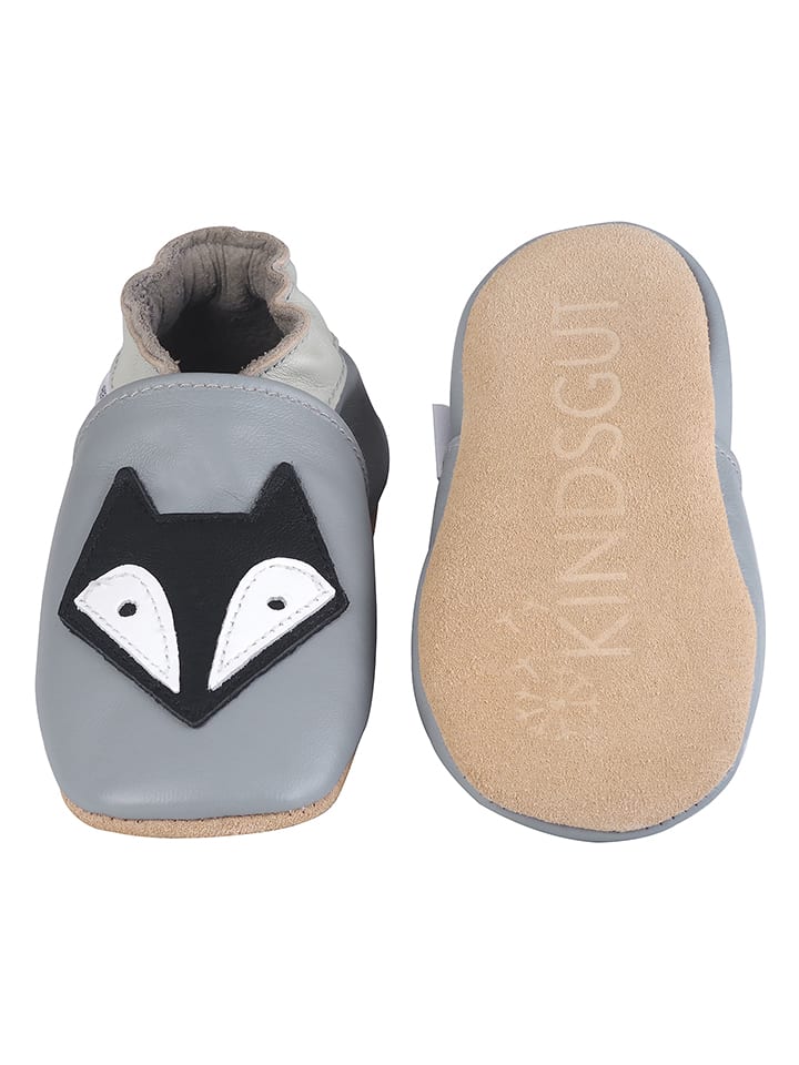 Kindsgut Leder-Krabbelschuhe 