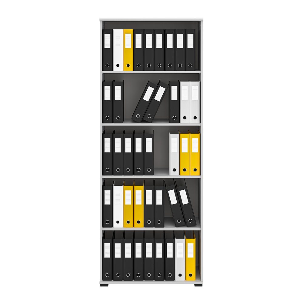 Lomadox Stauraumschrank BIARRITZ-131 mit 5 offenen Fächern, 79cm breit, grau