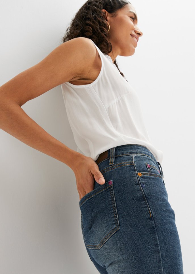 Komfort-Stretch-Jeans, Straight
