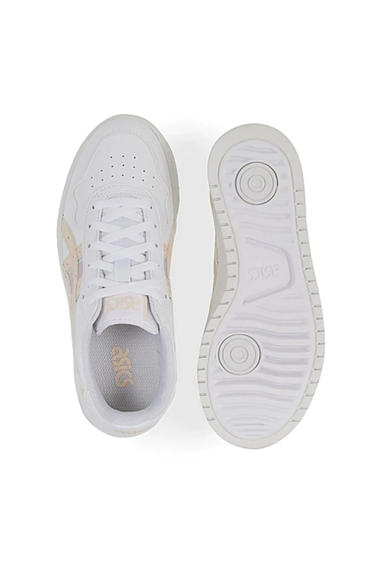 Asics  Damen / Mädchen WEISS/COZY PINK Sneaker
