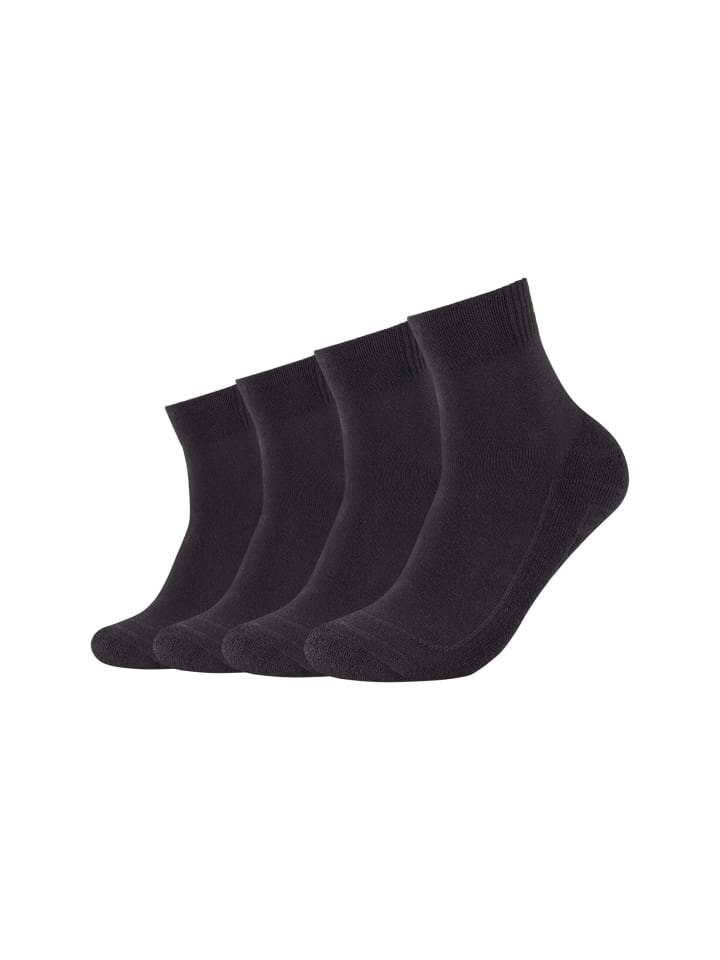 Skechers Kurzsocken 4er Pack cushioned in Schwarz günstig kaufen 35-38