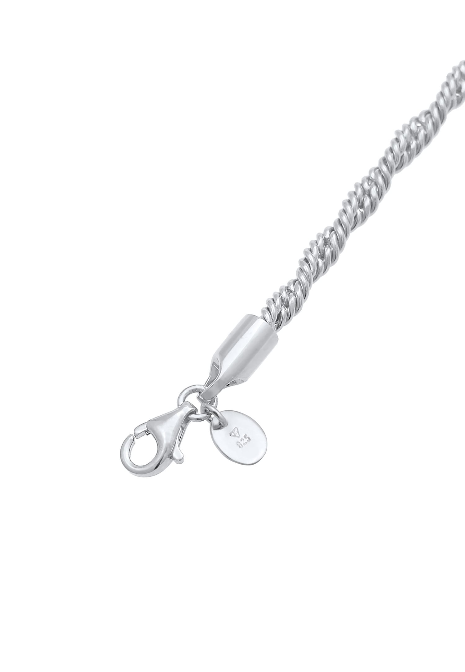 Skręcony sznurek damski Elli PREMIUM, elegancki, podstawowy design, ze srebra próby 925
