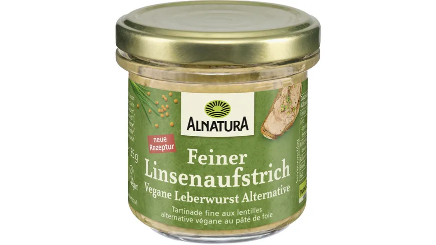 Alnatura Bio feiner Linsenaufstrich 135 g