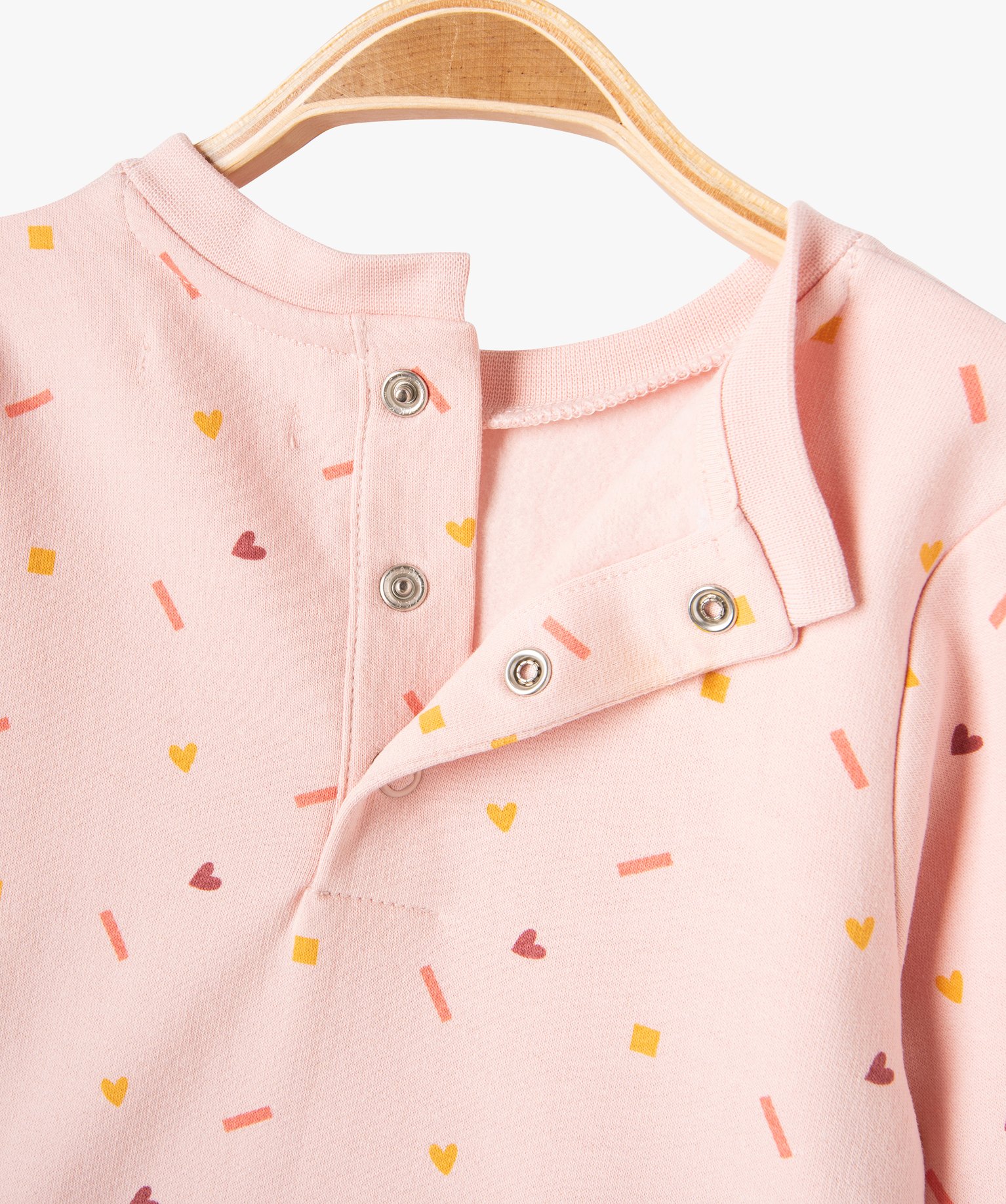 Pyjama 2 pièces en molleton doux et imprimé bébé fille multicolore | GEMO