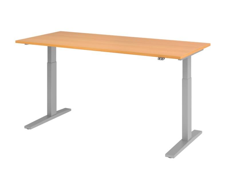 Hammerbacher Steh-Sitz-Schreibtisch VXMKA19/6/S Buche 1800 mm x 800 mm