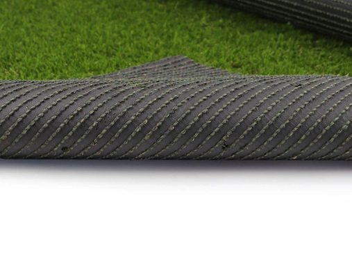 Kunstrasen WOODLAND, Primaflor-Ideen in Textil, rechteckig, Höhe: 29 mm, realistische Optik, mit Noppen, ideal für Balkon & Terrasse