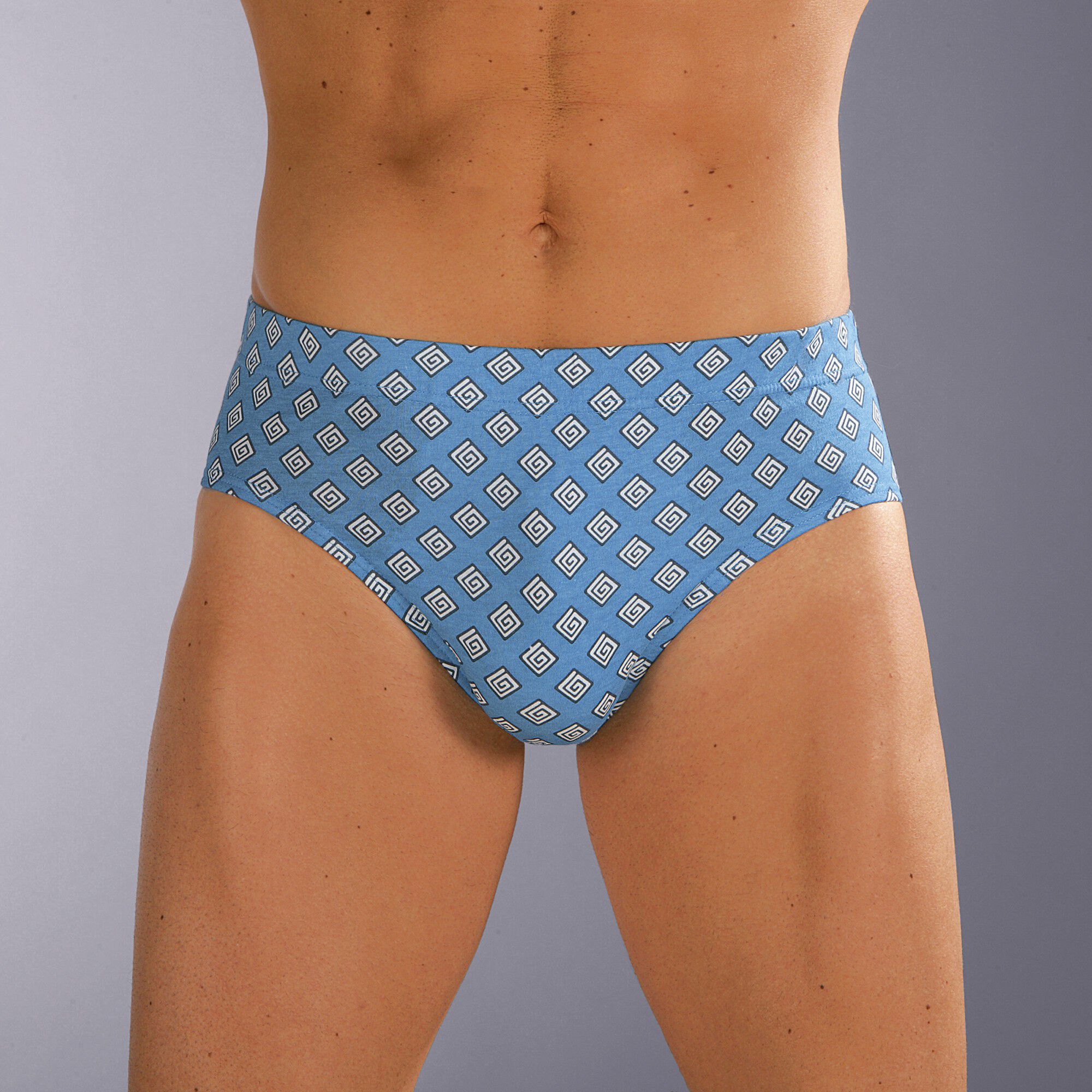 Slip fermé imprimé assorti taille confort
