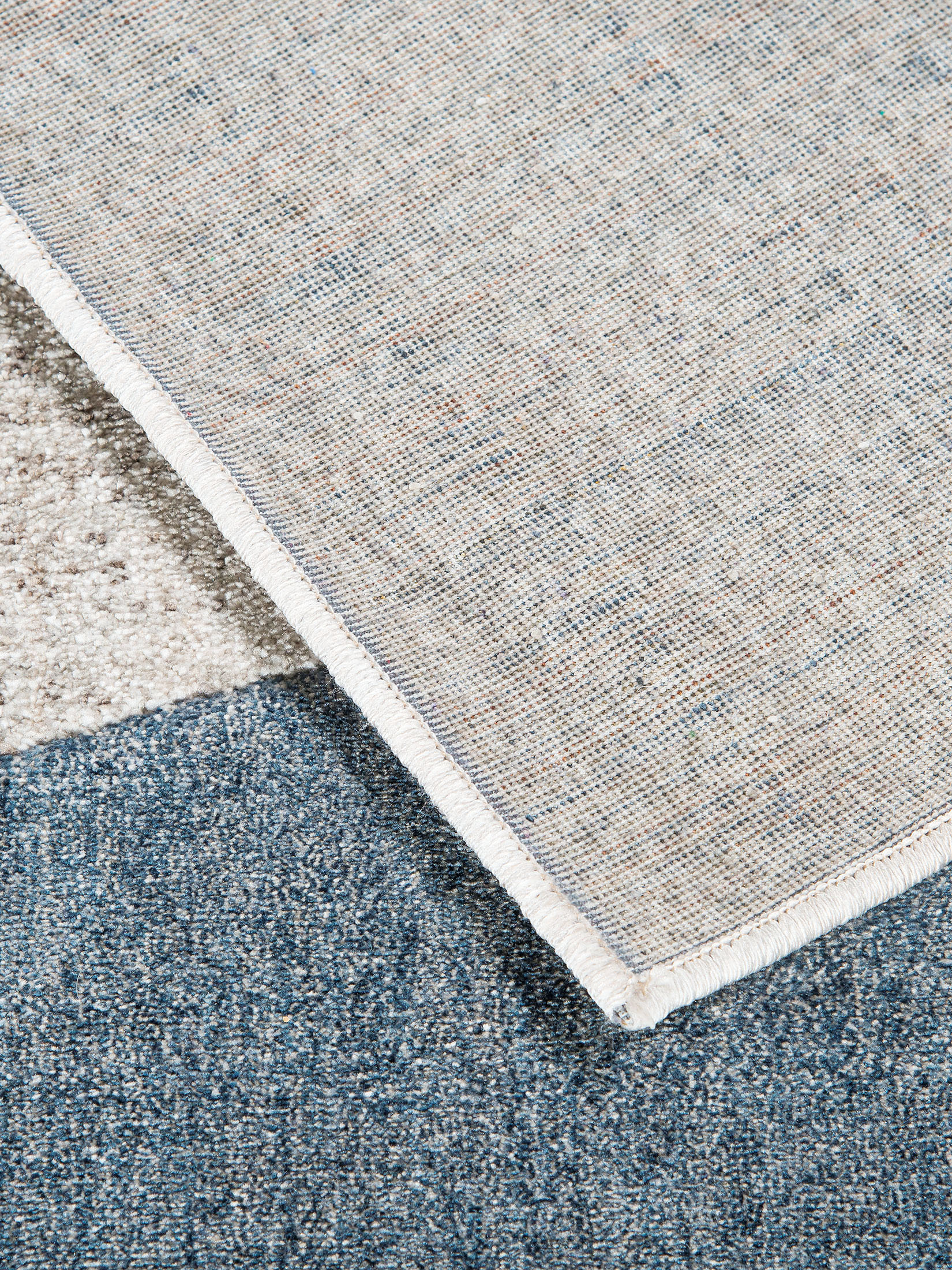 Rockledge Moderner Teppich, Blau-Grau