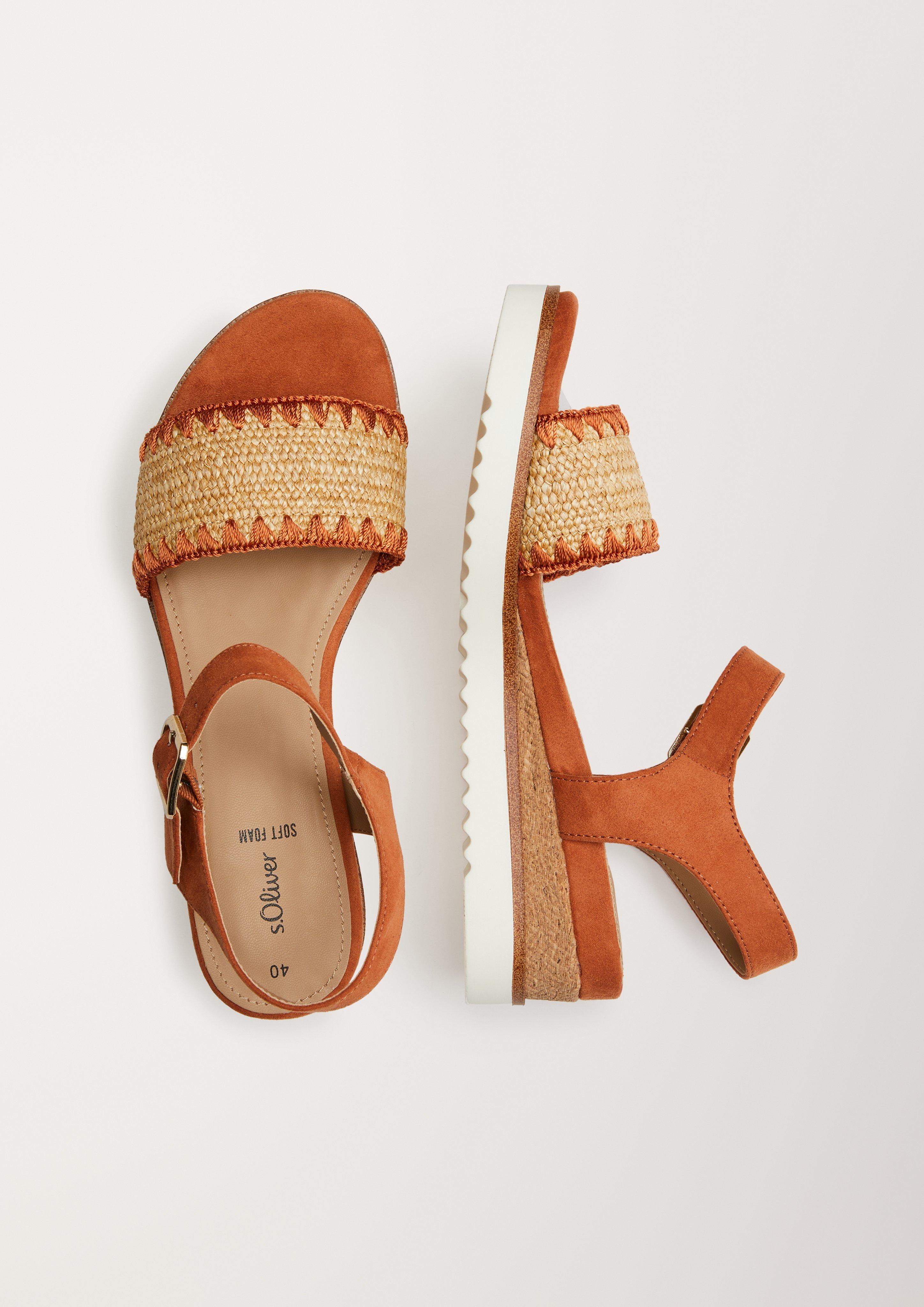 Sandalen mit Keilabsatz  6005821-653