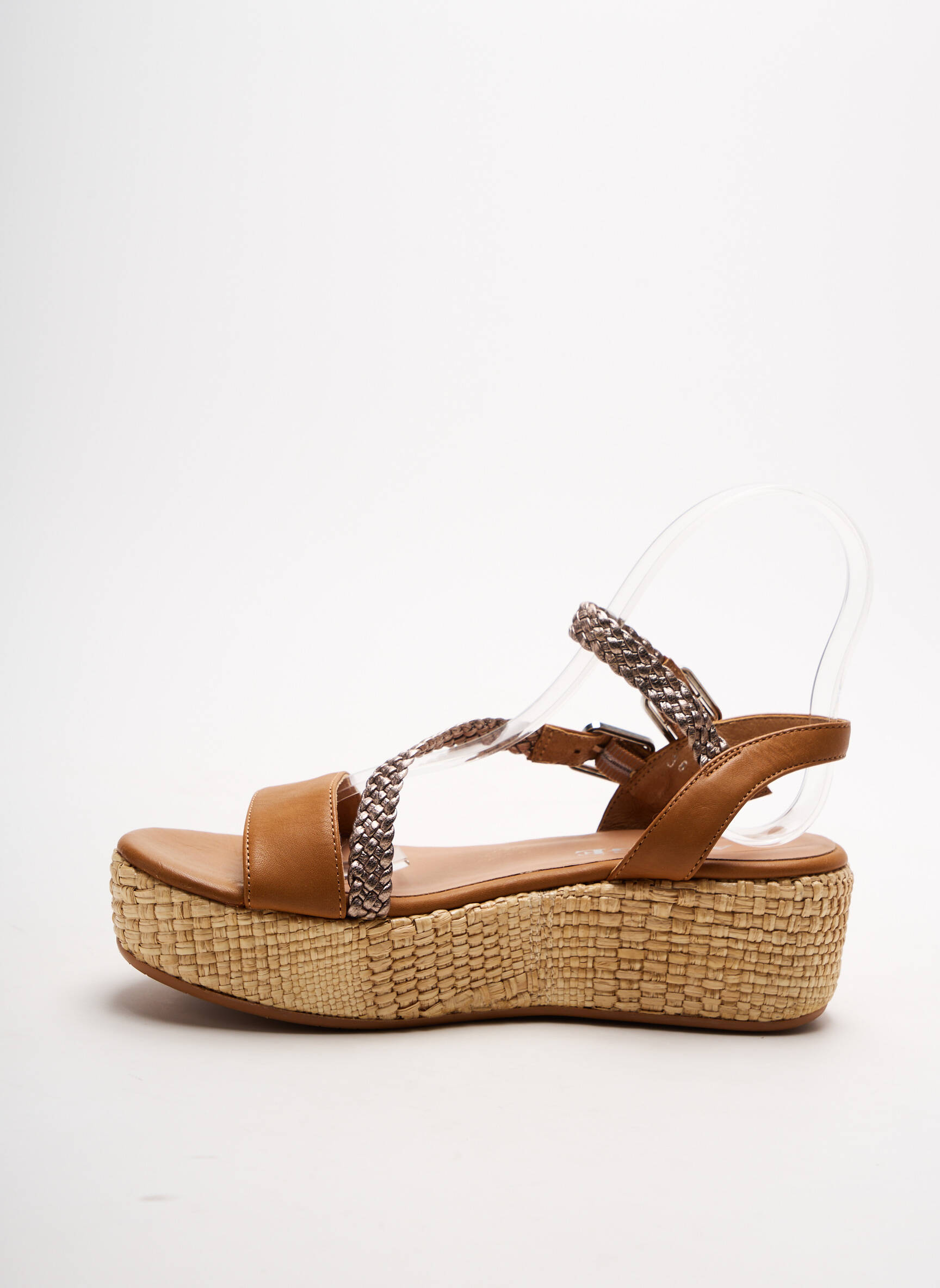 Adige Sandales Nu Pieds Femme couleur marron