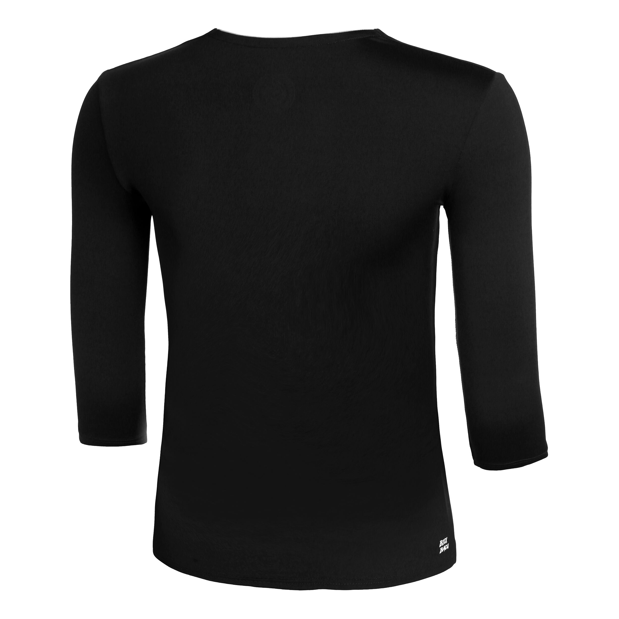 Ariana Tech V-Neck Longsleeve Damen - Schwarz, Weiß