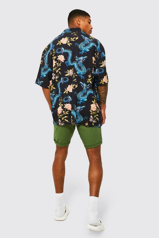 Slim-Fit Chino-Shorts