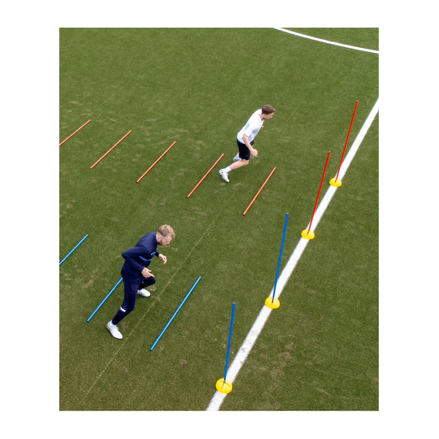 Cawila Trainingsstange M | 1,00m | Ø 25mm | Blau