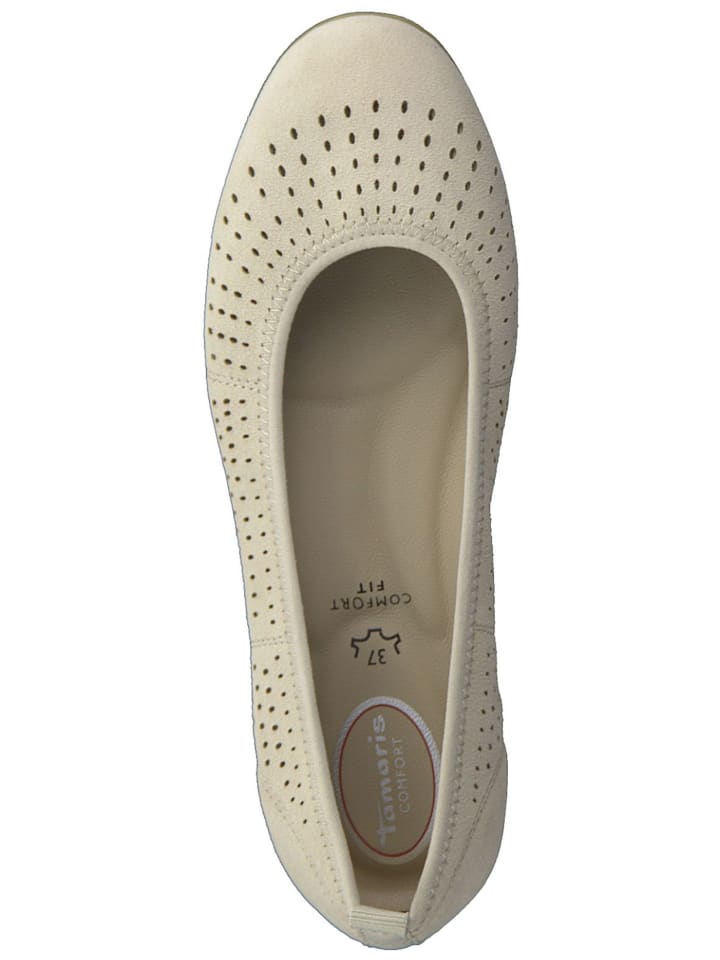 Tamaris Ballerinas in Beige günstig kaufen