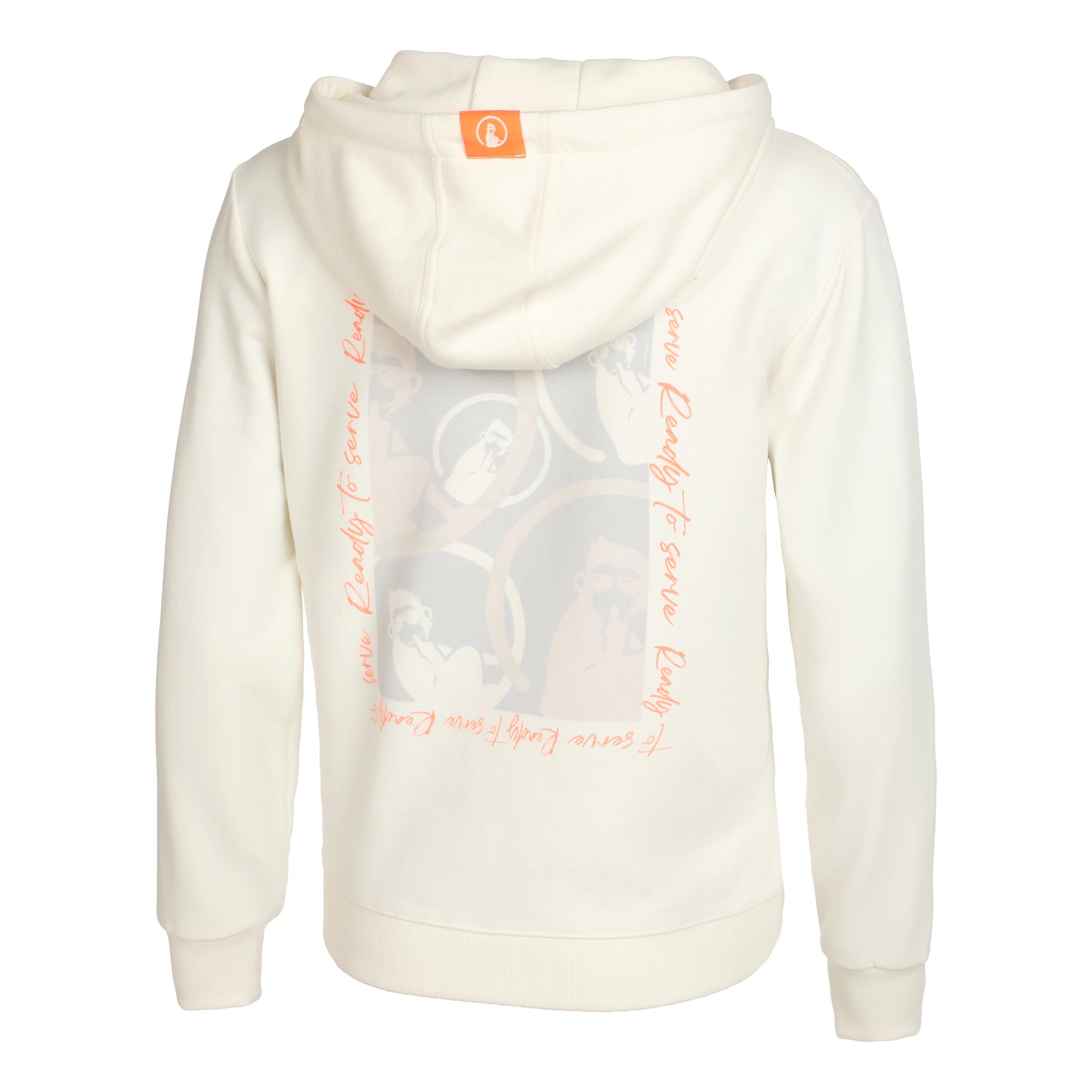Crossroad Circles & Squares Zip Sweatjacke Damen - Weiß